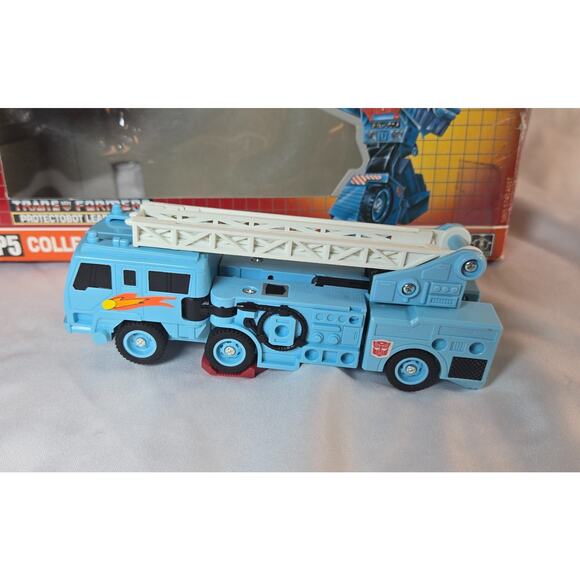 Transformers Original G1 1986 Protectobot Hot Spot Complete Box Manual Decoder - Picture 11 of 16
